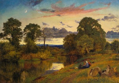 Sunset by Benjamin Williams Leader