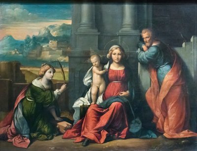 Holy Family by Benvenuto Tisi da Garofalo