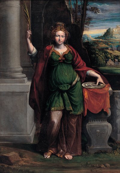 Saint Lucy by Benvenuto Tisi da Garofalo