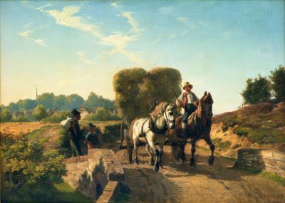 Berend Goos, Return from the Hay Harvest by Berend Goos