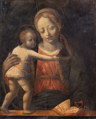 Madonna and Child by Bernadino Jacobi Butinone