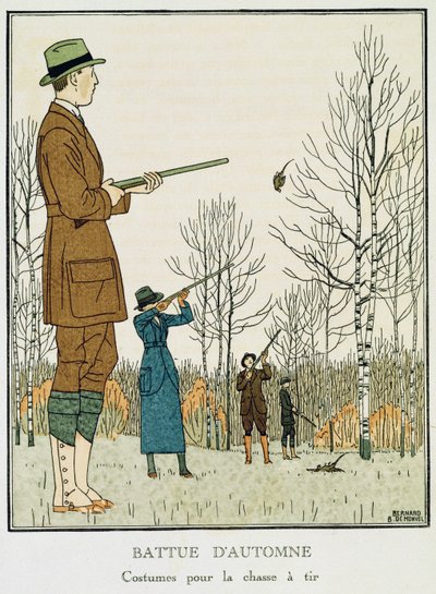 An Autumn Shoot, c.1912-13 by Bernard Boutet de Monvel