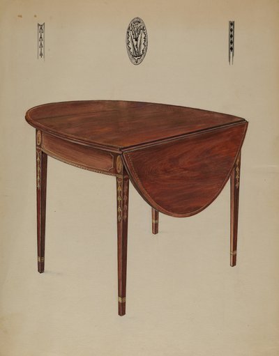 Pembroke Table (Drop Leaf) by Bernard Gussow