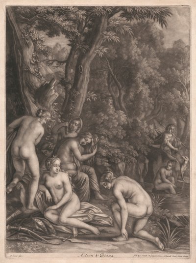 Acteon and Diana by Bernard Lens