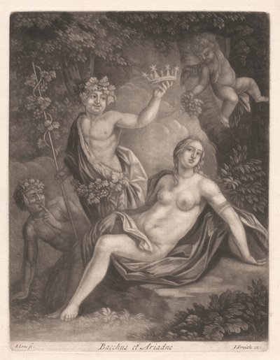 Bacchus and Ariadne by Bernard Lens