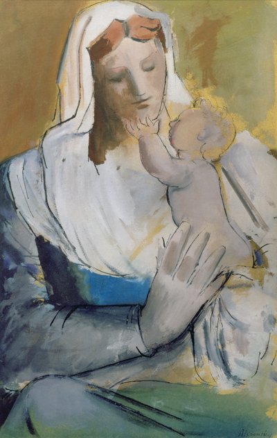 Mother and Child by Bernard Meninsky