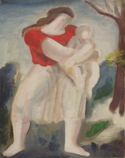 Mother and Child by Bernard Meninsky