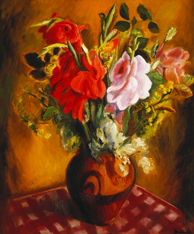 Still Life with Summer Flowers by Bernard Meninsky