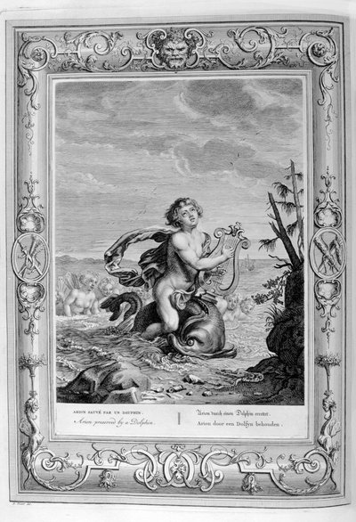 Arion Saved by a Dolphin by Bernard Picart