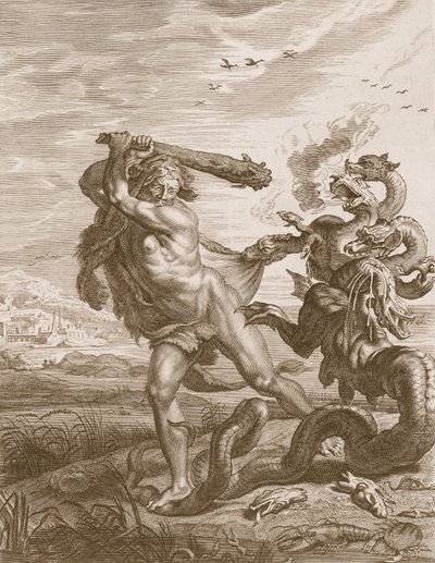 Hercules Fights the Lernian Hydra by Bernard Picart