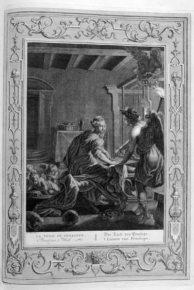 Penelope at Her Loom, 1733 by Bernard Picart