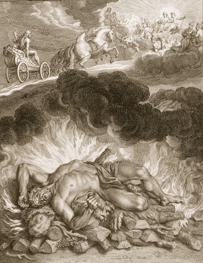 The Death of Hercules by Bernard Picart