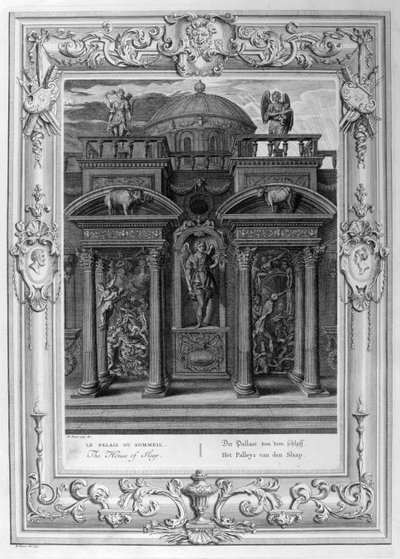 The House of Sleep (engraving) by Bernard Picart