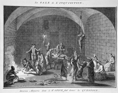 The Questioning, 1722 by Bernard Picart
