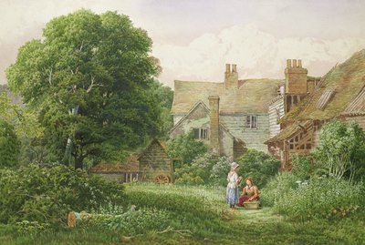 Old House at Hendon by Bernard Walter Evans
