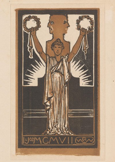Woman in Roman Garment by Bernard Willem Wierink