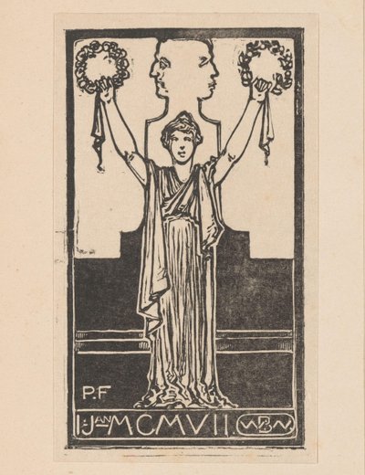 Woman in Roman Garb by Bernard Willem Wierink
