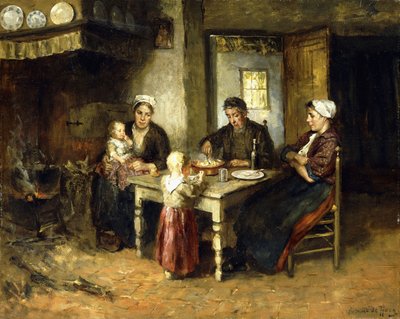 Evening Meal by Bernard de Hoog