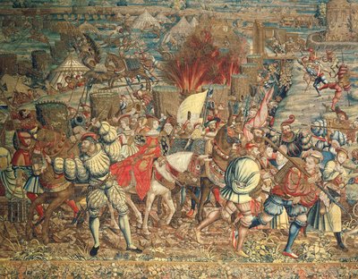 Battle of Pavia by Bernard van (after) Orley