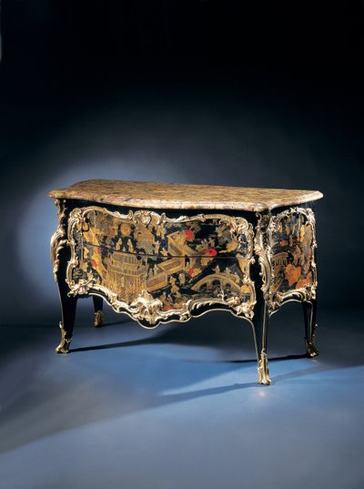 A Louis XV commode, 1710-65 by Bernard van Risenburgh II