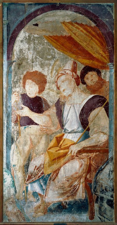 Painting Fragment of The Flagellation by Bernardino Lanino