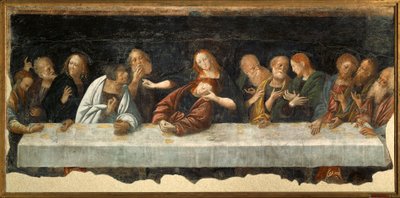 Last Supper Painting by Bernardino Lanino
