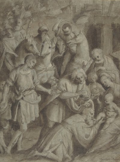 The Adoration of the Magi by Bernardino Lanino