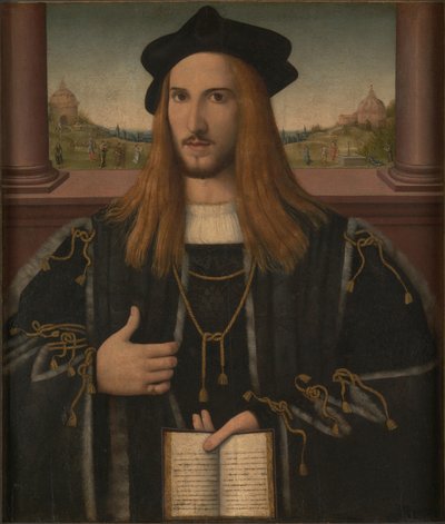 Portrait of Alberto Pio by Bernardino Loschi