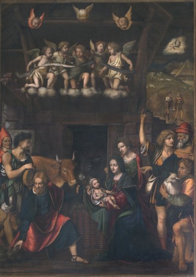 Adoration of the Shepherds by Bernardino Luini