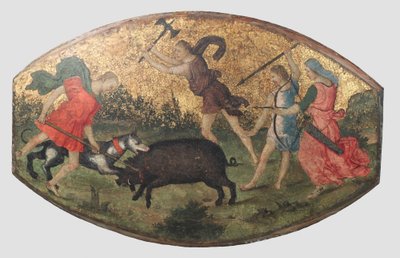 Hunt of the Calydonian Boar, ca. 1509 by Bernardino Pinturicchio