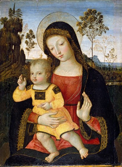 The Virgin and Child, 1470s-1490s by Bernardino Pinturicchio