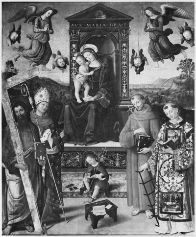 Sacred Conversation, 1508 by Bernardino di Betto Pinturicchio