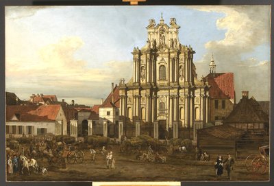 Church of the Visitandines, Warsaw, Poland by Bernardo Bellotto