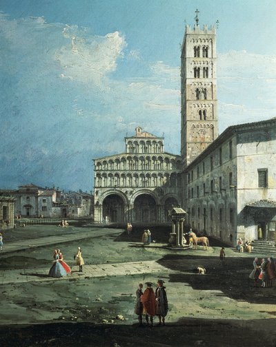 Piazza San Martino, Lucca by Bernardo Bellotto