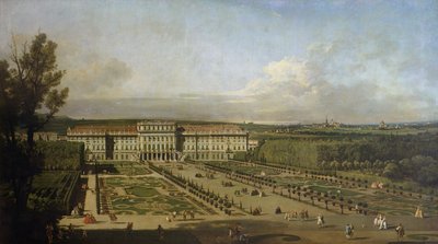 Schonbrunn Palace and gardens, 1759-61 by Bernardo Bellotto