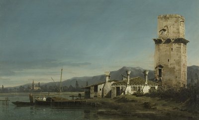 The Tower of Marghera by Bernardo Bellotto