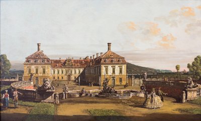 The Imperial Palace of Sclosshof by Bernardo Bellotto