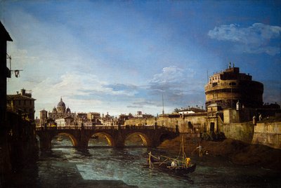 Two Views of Rome by Bernardo Bellotto