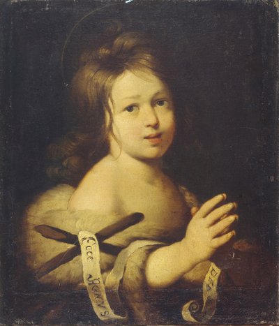 John the Baptist as Child by Bernardo Strozzi