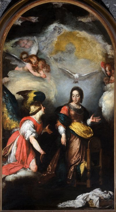 The Most Holy Incarnation (Immaculate Conception) by Bernardo Strozzi