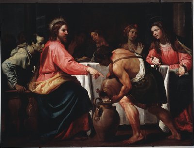 The wedding at Cana by Bernardo Strozzi