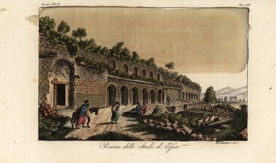 Ruins of the stadium at Ephesus, Greece by Bernardoni Bernardoni
