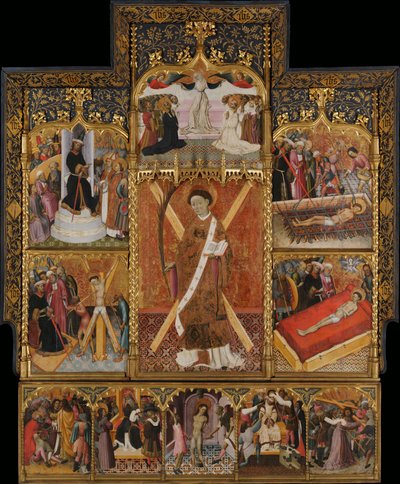 Altarpiece of Saint Vincent by Bernat Martorell