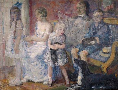 The Folkestad Family by Bernhard Dorotheus Folkestad