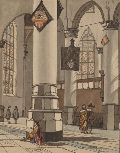 Church Interior by Bernhard Schreuder