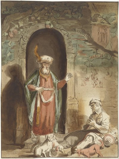 The Rich Man and Lazarus by Bernhard Schreuder