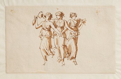 Three Dancing Bacchantes by Bertel Thorvaldsen
