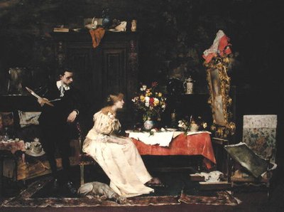 Artist in his Studio by Bertelan Karlovsky