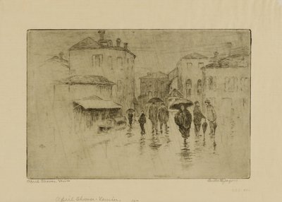 April Shower, Venice by Bertha E. Jaques