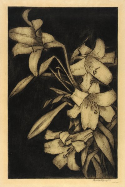 Easter, or Madonna, Lilies by Bertha E. Jaques